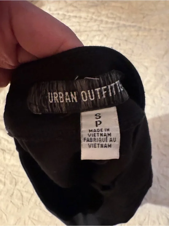 Urban Outfitters Black Mini Skirt with Front Slit - Picture 4 of 4